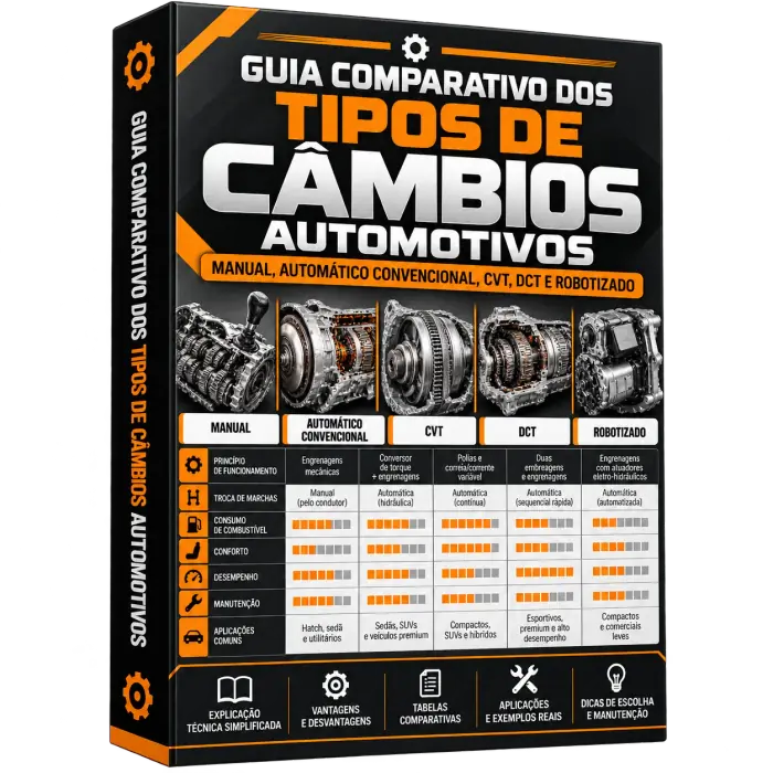 Bônus 3: Guia Comparativo dos Tipos de Câmbios Automotivos